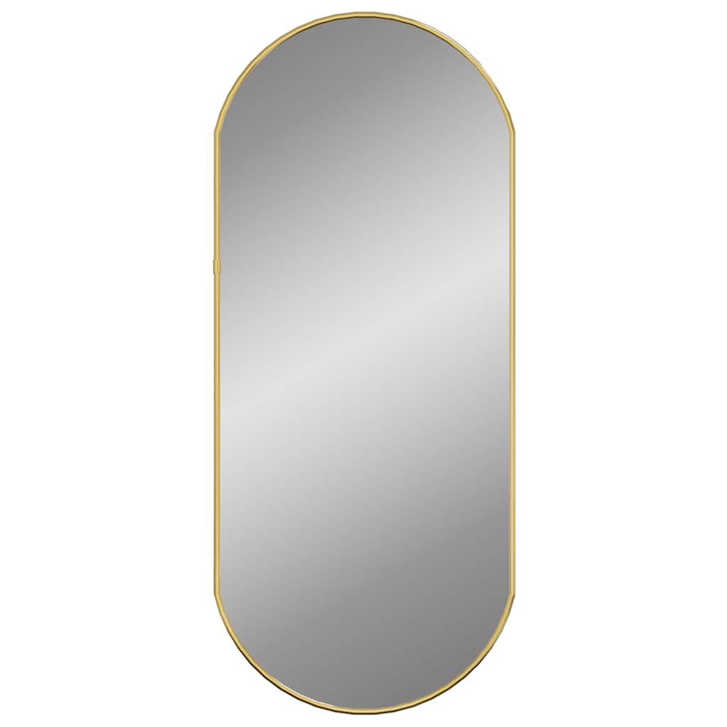 Vidaxx wall mirror 70x30 cm oval gold-colored