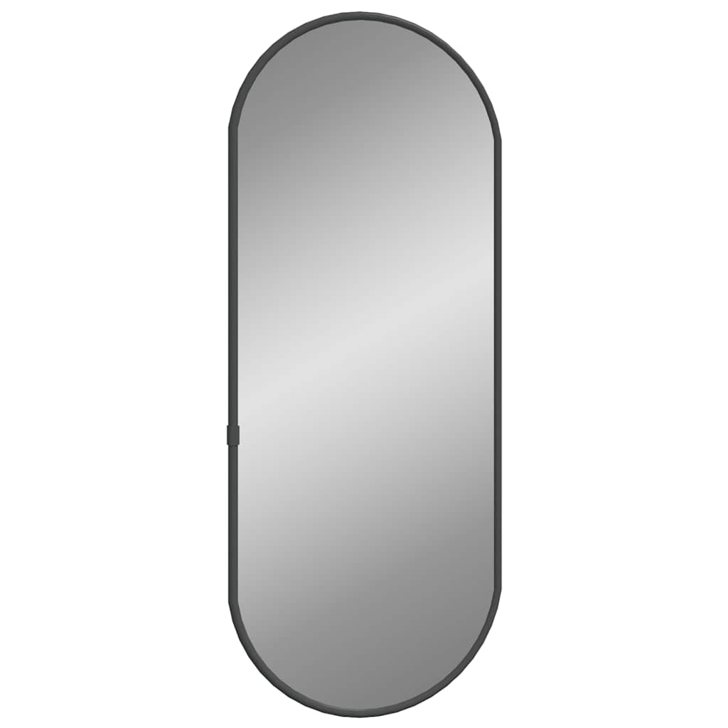 Vidaxl wall mirror 50x20 cm oval black