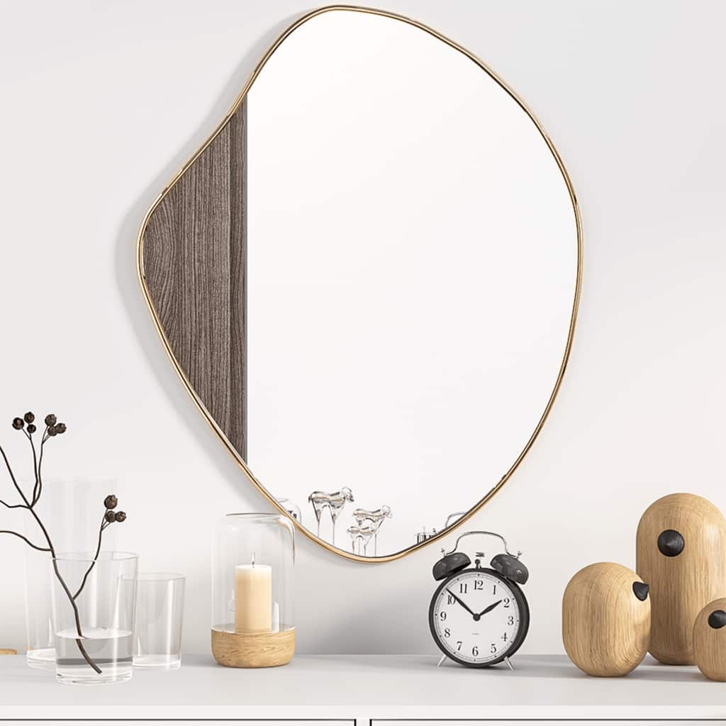 Vidaxl wall mirror 60x50 cm gold-colored