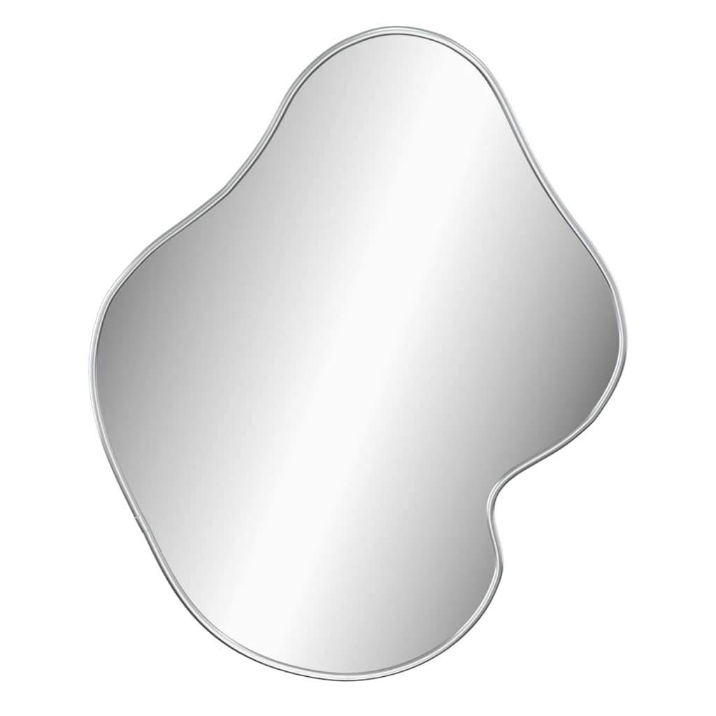 Vidaxl wall mirror 50x40 cm silver-colored