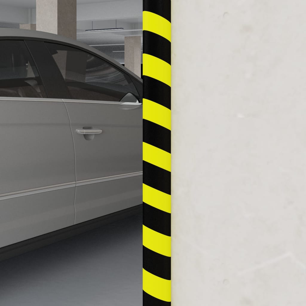 Vidaxl Corner Protector 4x3x100 cm PU amarillo y negro