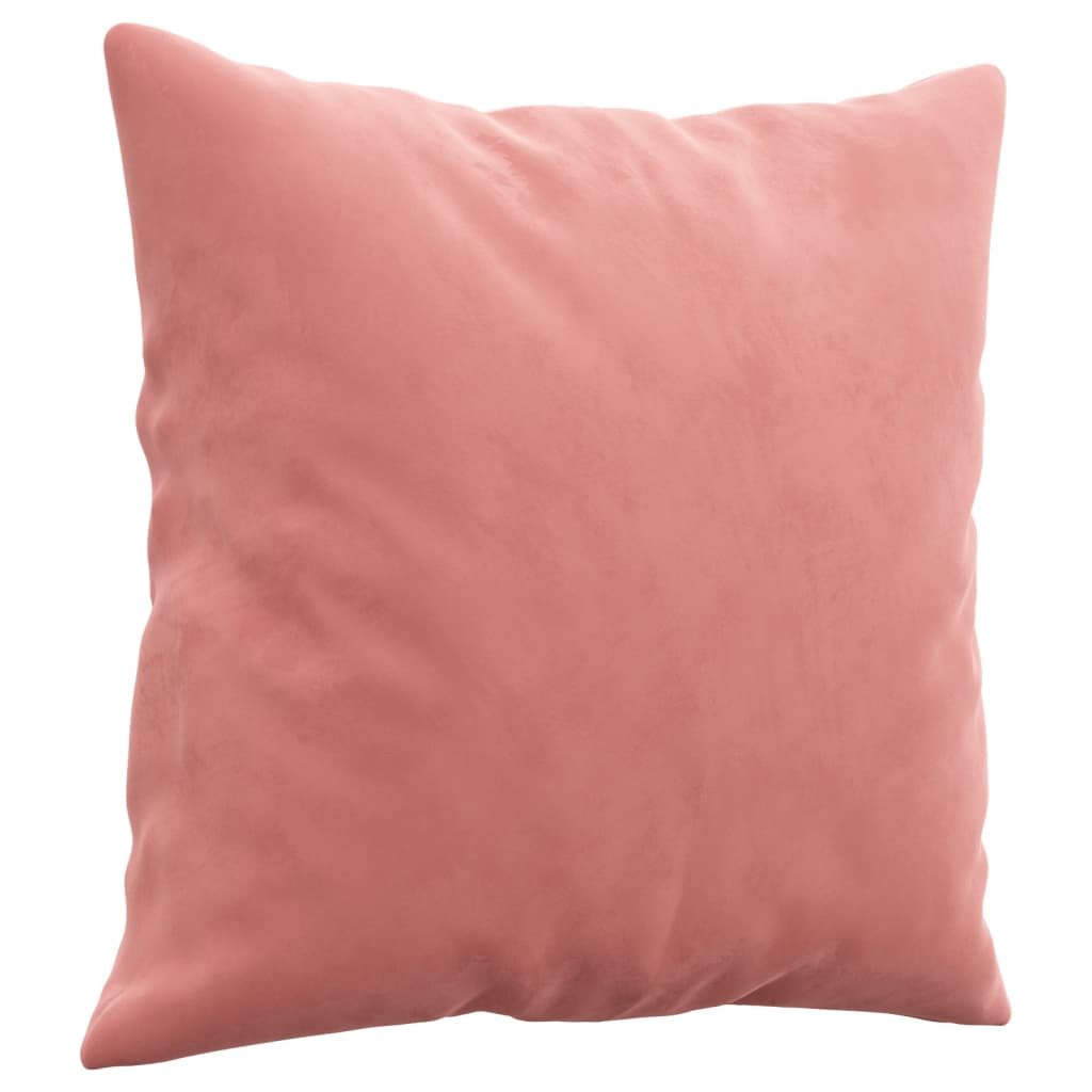 Vidaxl decorative cushions 2 pcs 40x40 cm velvet pink