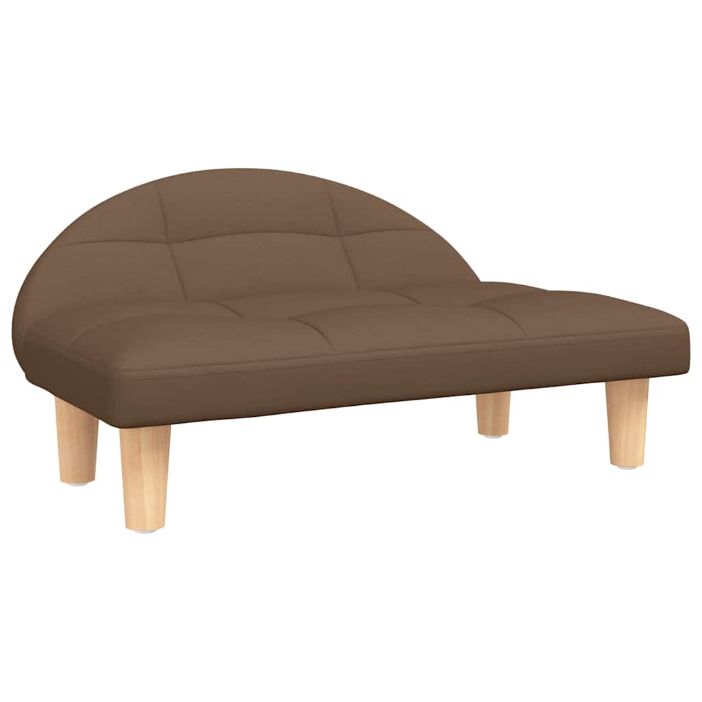 Vidaxl Dog Basket 70x52x30 cm tessuto marrone
