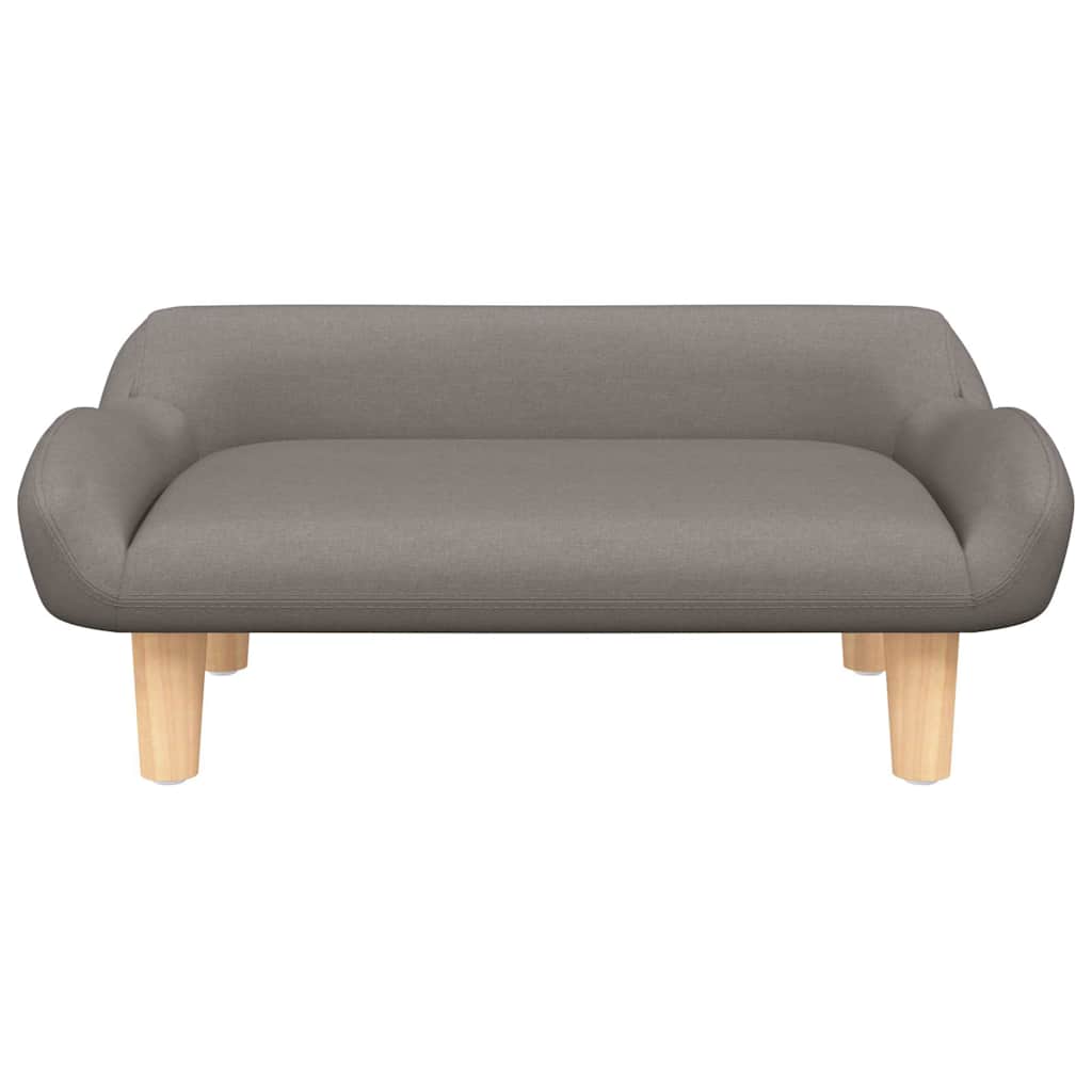 Letto per cani Vidaxxl 70x40x24 cm tessuto tortora