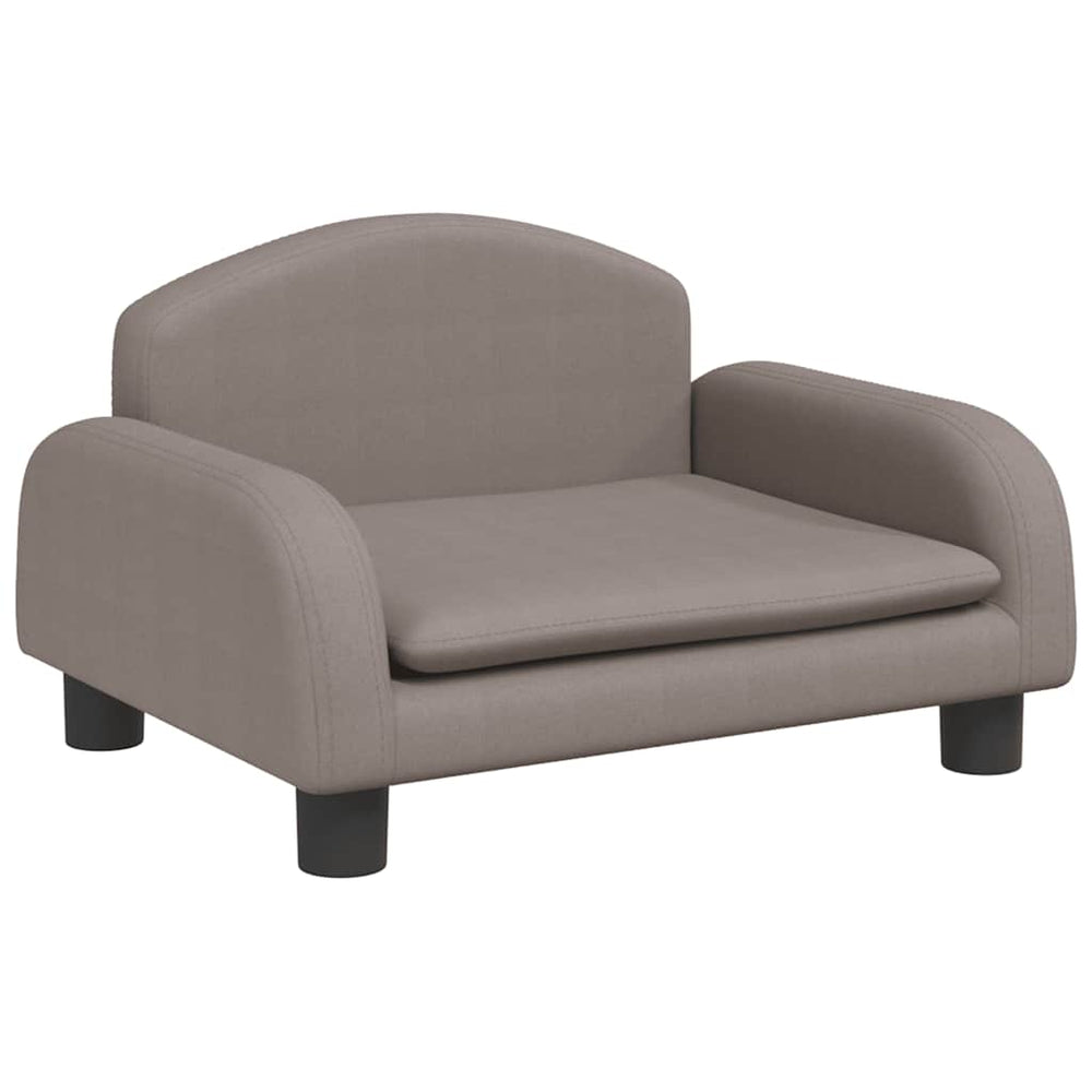 Letto per cani Vidaxxl 50x40x30 cm tessuto tortora