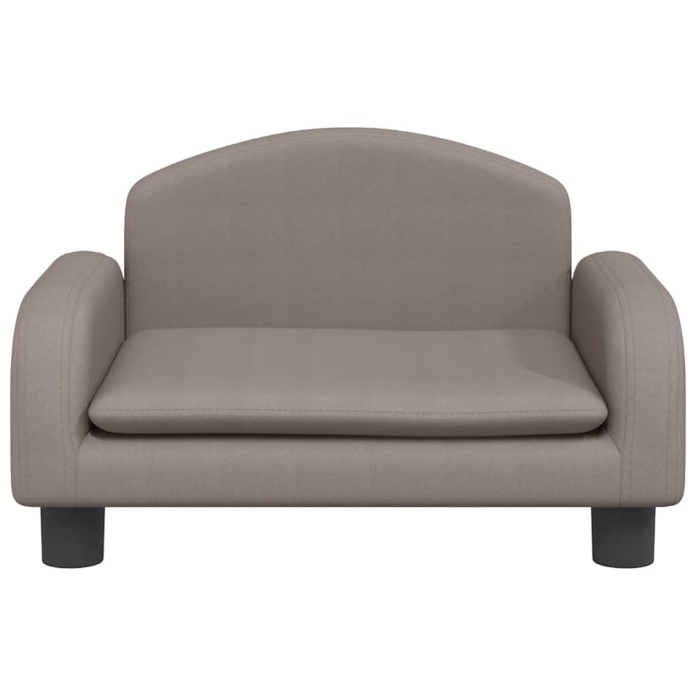 Letto per cani Vidaxxl 50x40x30 cm tessuto tortora