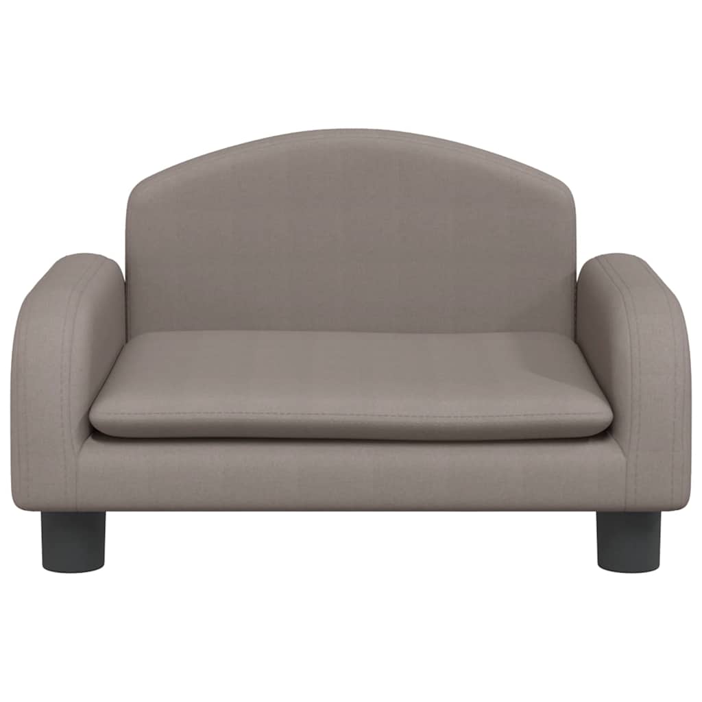 Letto per cani Vidaxxl 50x40x30 cm tessuto tortora