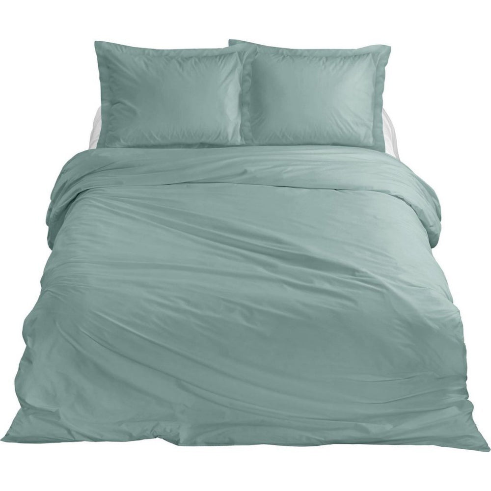 Dieci coperture per piumini LITS-Jumeaux in raso di cotone Cate 240x200 220 cm Mint