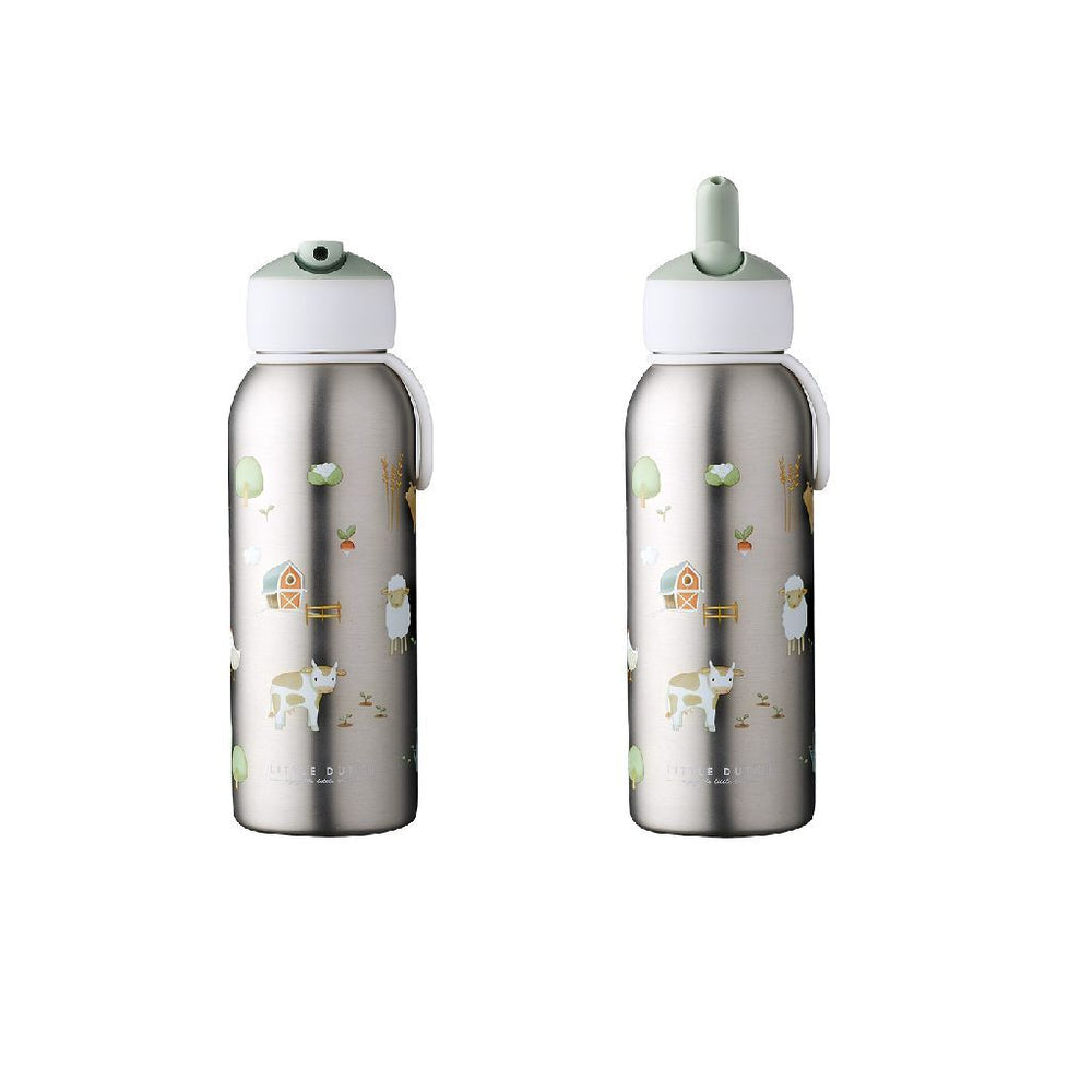 Mepal little dutch farm insulated bottle flip 350ml