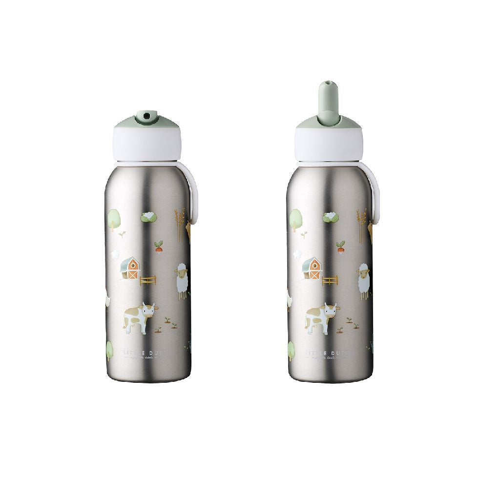 Mepal little dutch farm insulated bottle flip 350ml