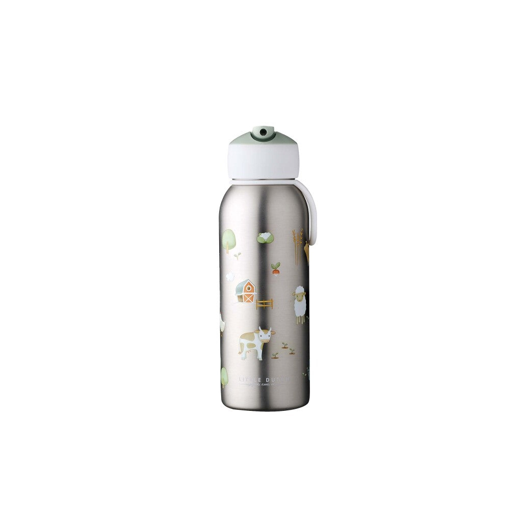 Mepal little dutch farm insulated bottle flip 350ml