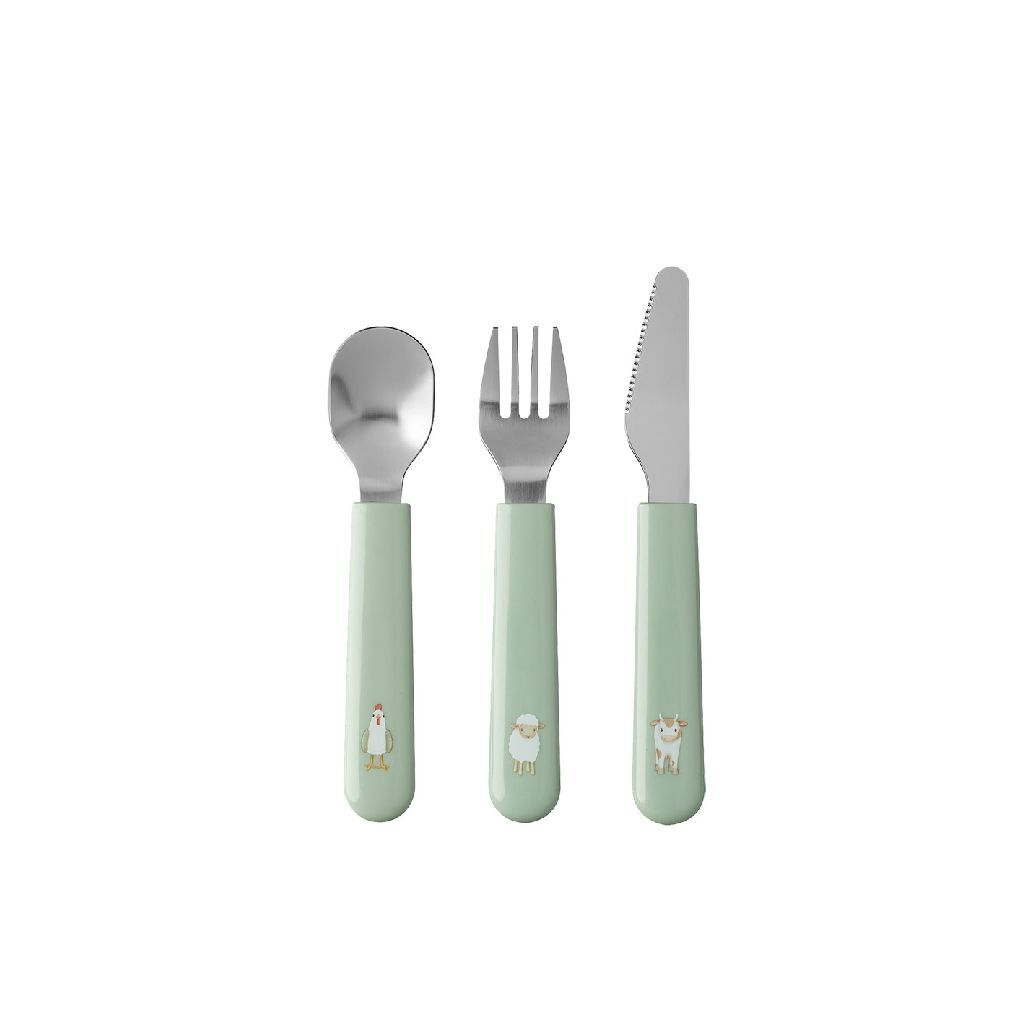 Mepal little dutch farm children's cutlery set 3dlg