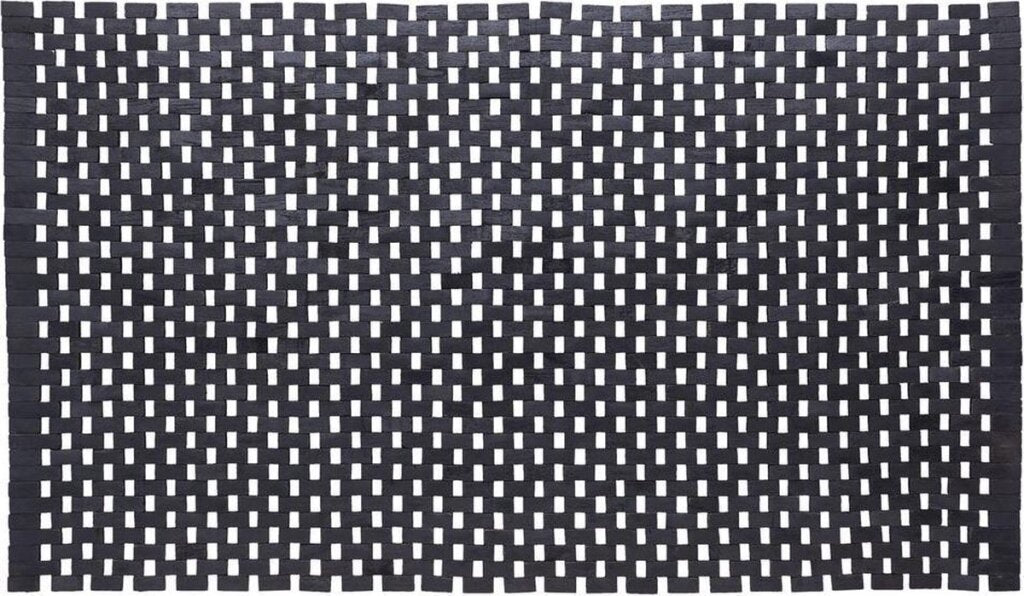 Sealskin Sealskin Woodblock Badematte 52x90 cm Teak schwarz