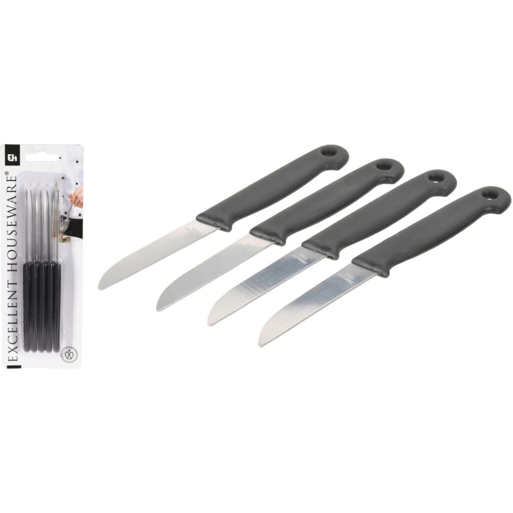Odličen 4-delni komplet nožev za lupljenje gospodinjskih pripomočkov