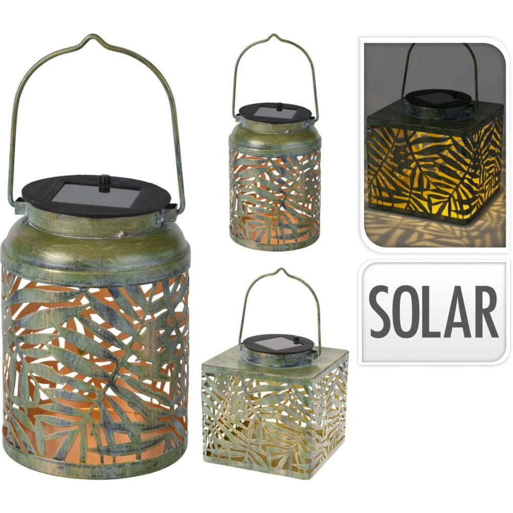 Excellent houseware solar lantern metal 2 different versions