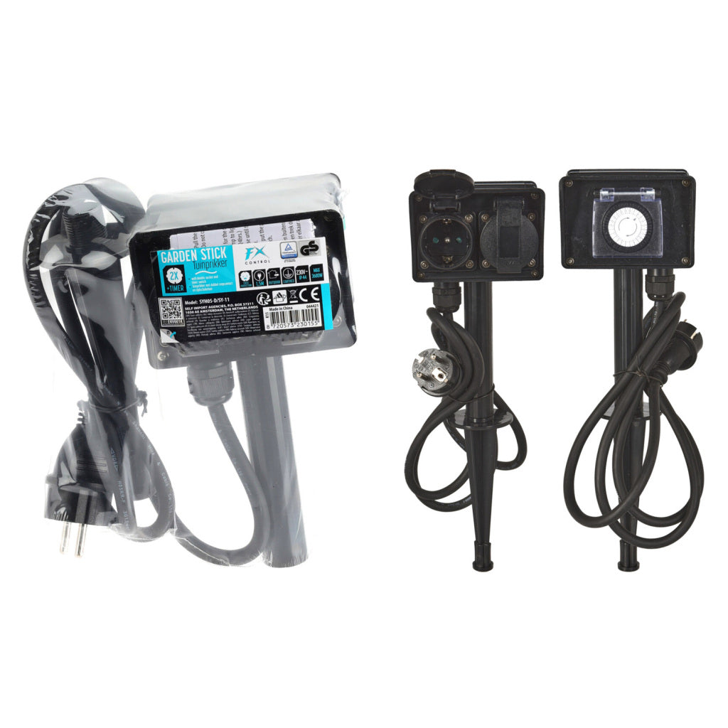No brand garden power strip with timer | 2 pcs
