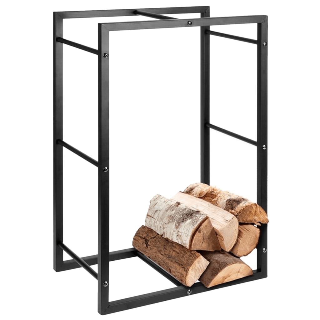 Progarden firewood rack rectangular 45x28x70 cm black