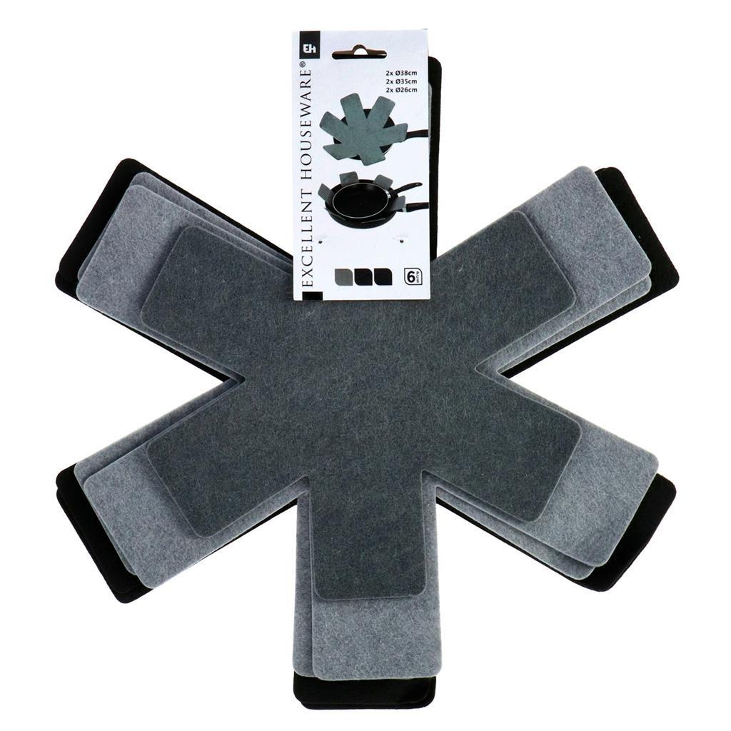 Pfannenschutz 6 Stück 38 cm