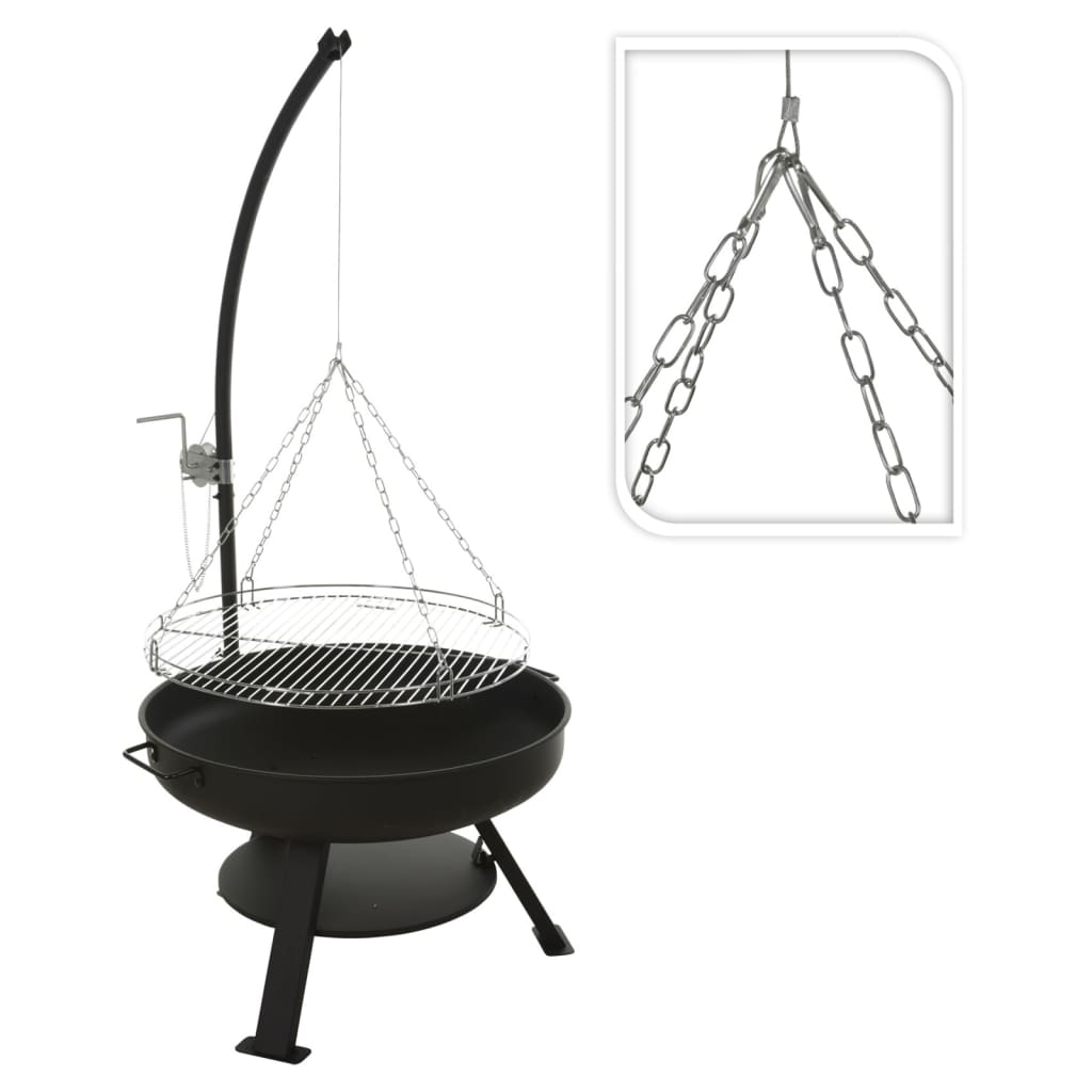 Progarden fire bowl with barbecue grill vaggan 60 cm