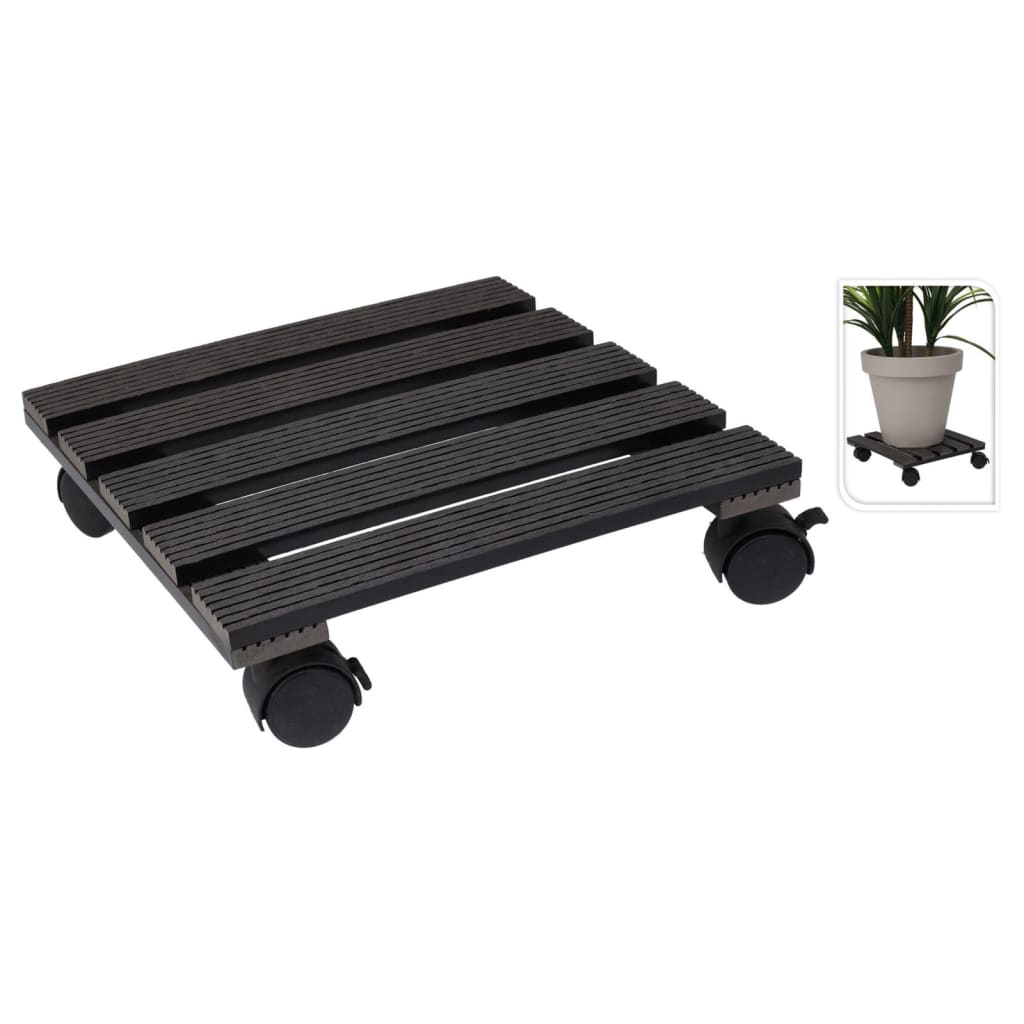 Progarden plant trolley square 29x29 cm gray