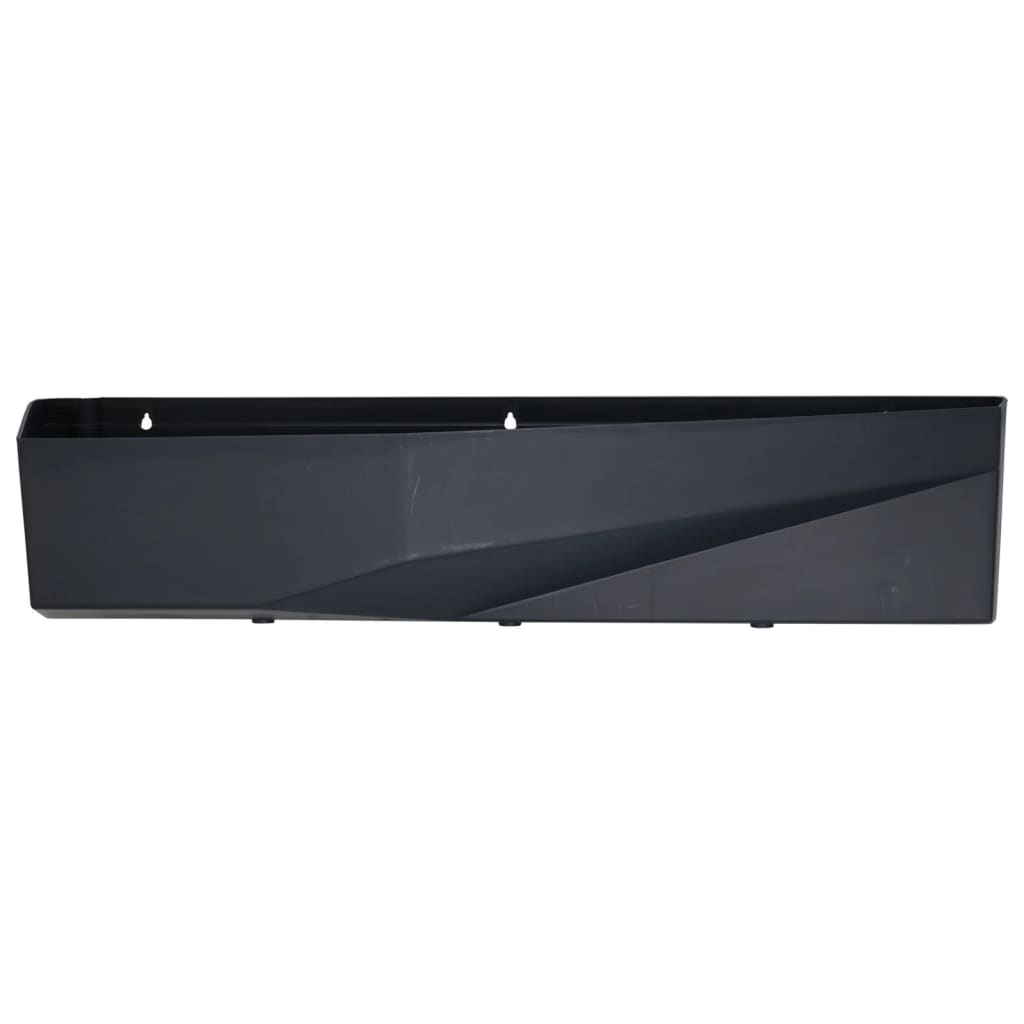 Progarden planter wall overflow 2 pieces 78x19x35 cm anthracite-colored