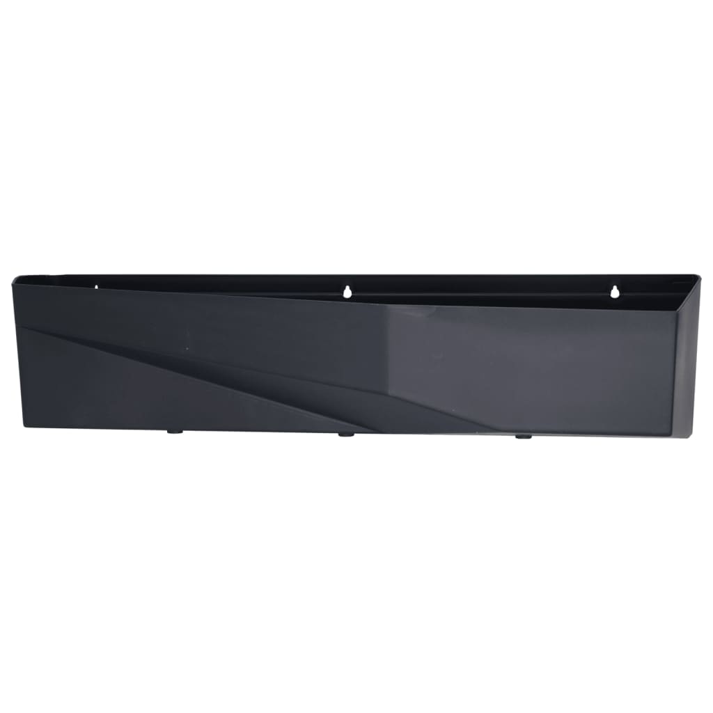 Progarden planter wall overflow 2 pieces 78x19x35 cm anthracite-colored