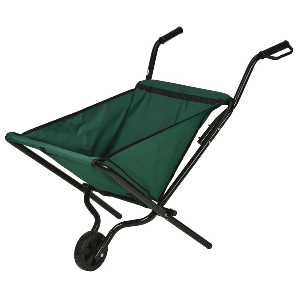 ProGarden ProGarden Folding Wheelbarrow Green and Black