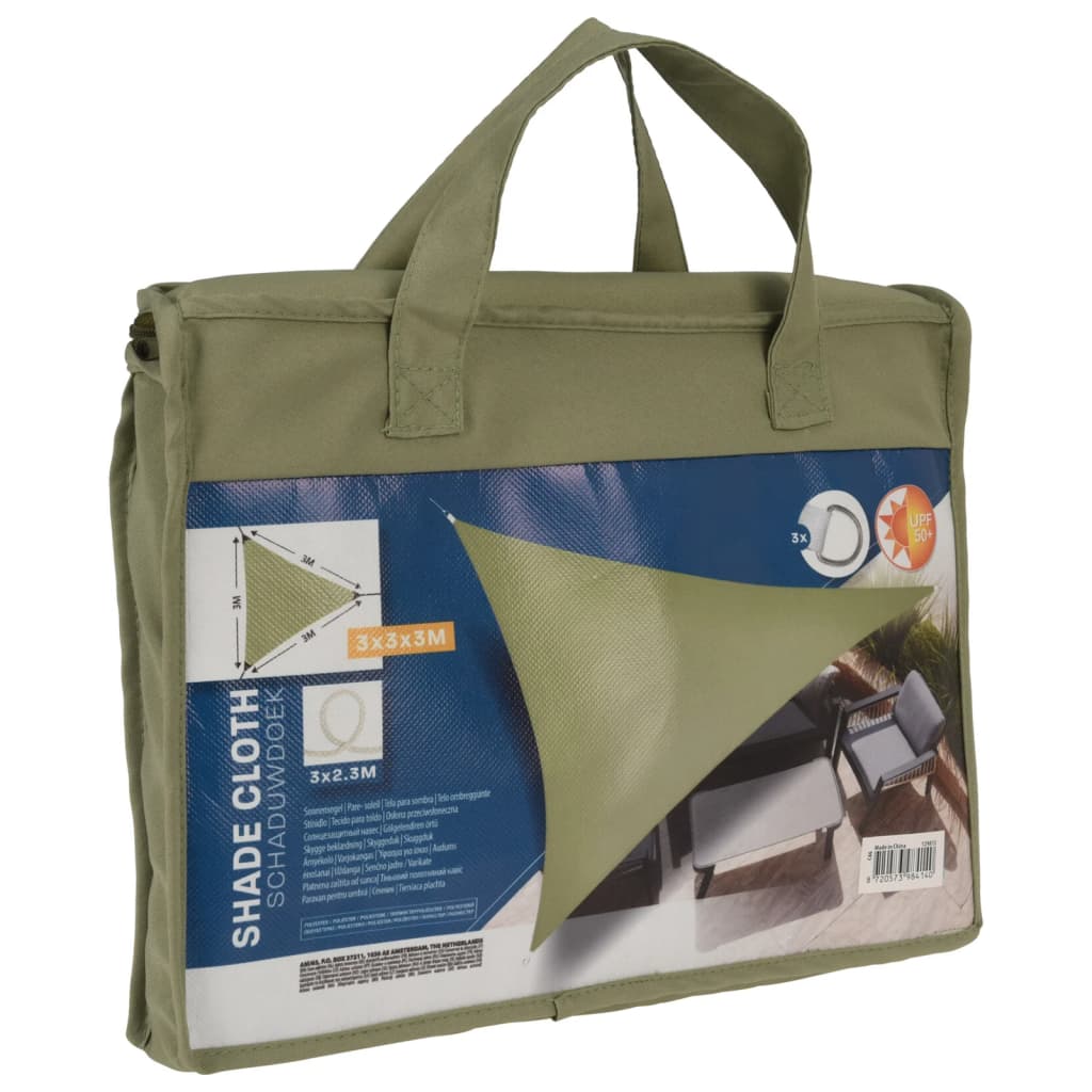 Progarden shade cloth triangle 3x3x3 m green