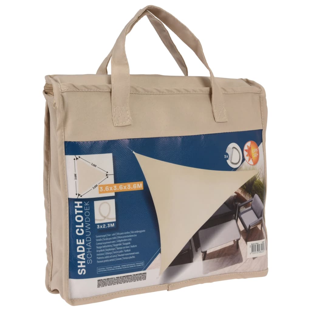 ProGarden ProGarden Shade cloth triangle 3.6x3.6x3.6 m cream-colored