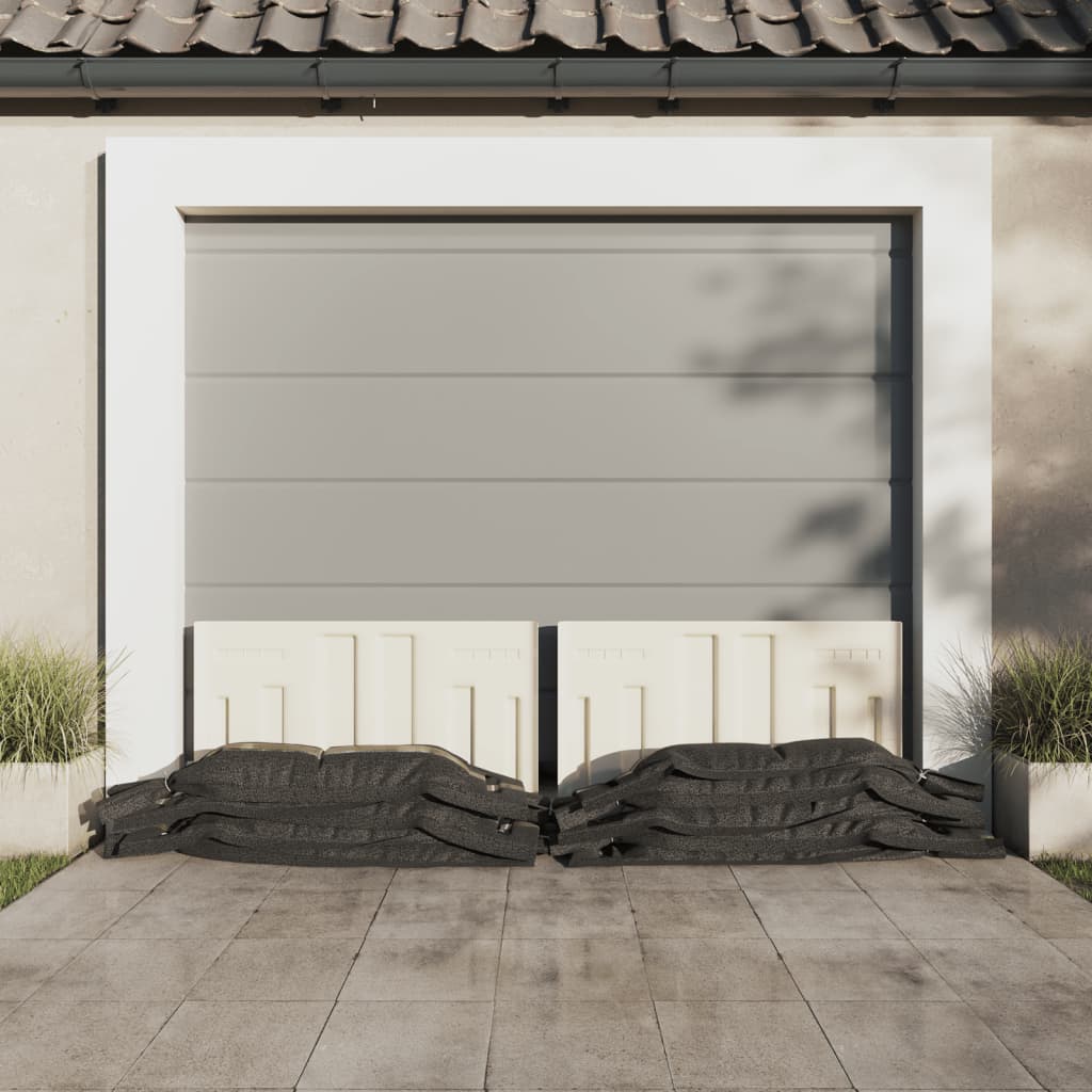 VidaXL Sandsäcke 25 Stück 103x25 cm HDPE dunkelgrün