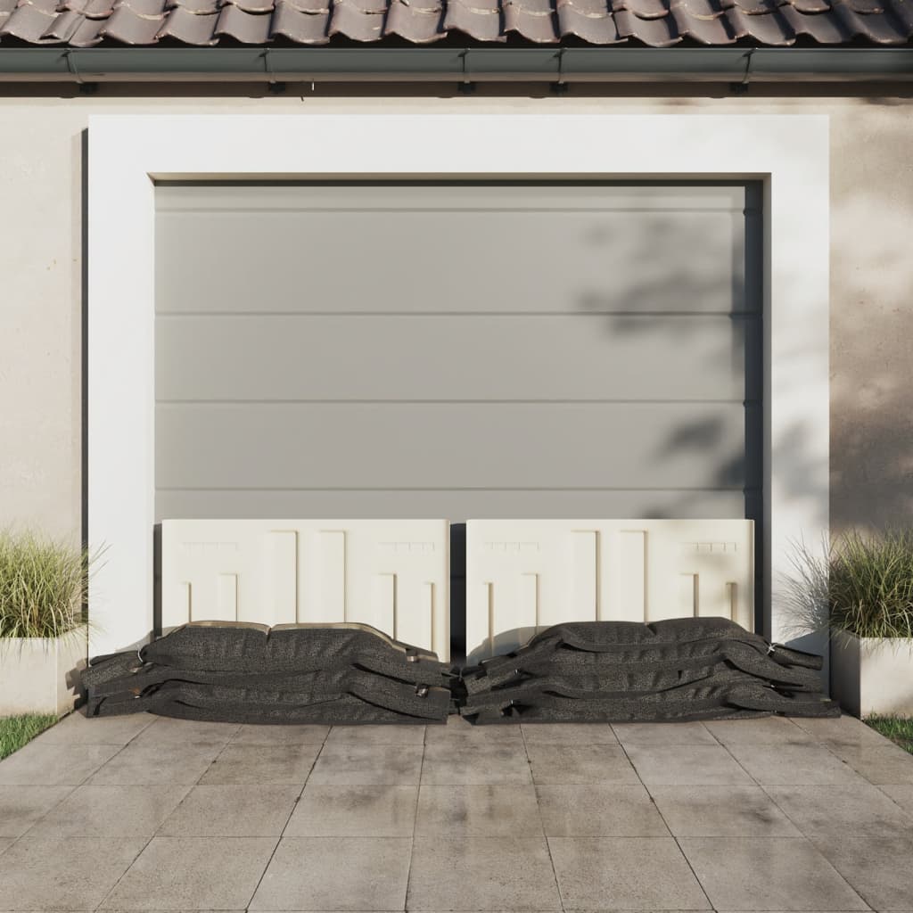 VidaXL Sandsäcke 50 Stück 103x25 cm HDPE dunkelgrün