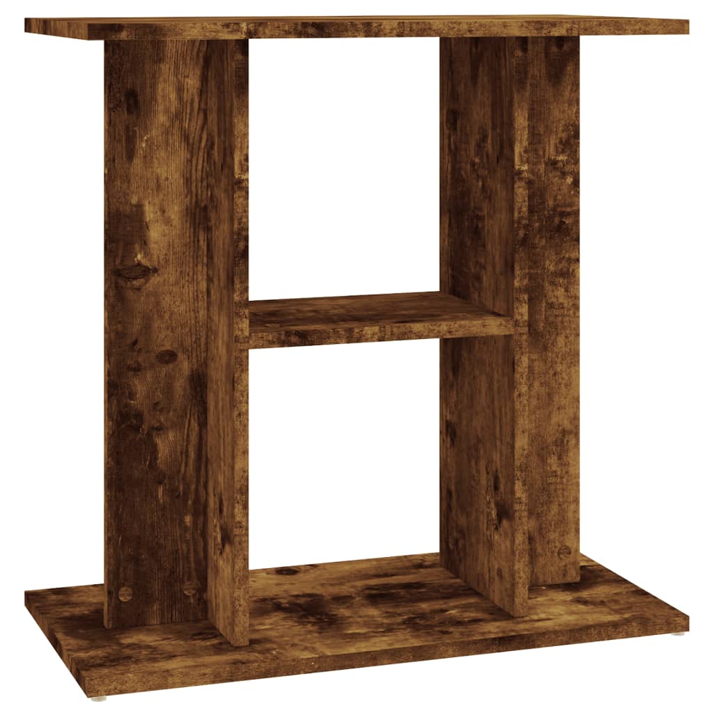 Vidaxl aquarium stand 60x30x60 cm processed wood smoked oak color