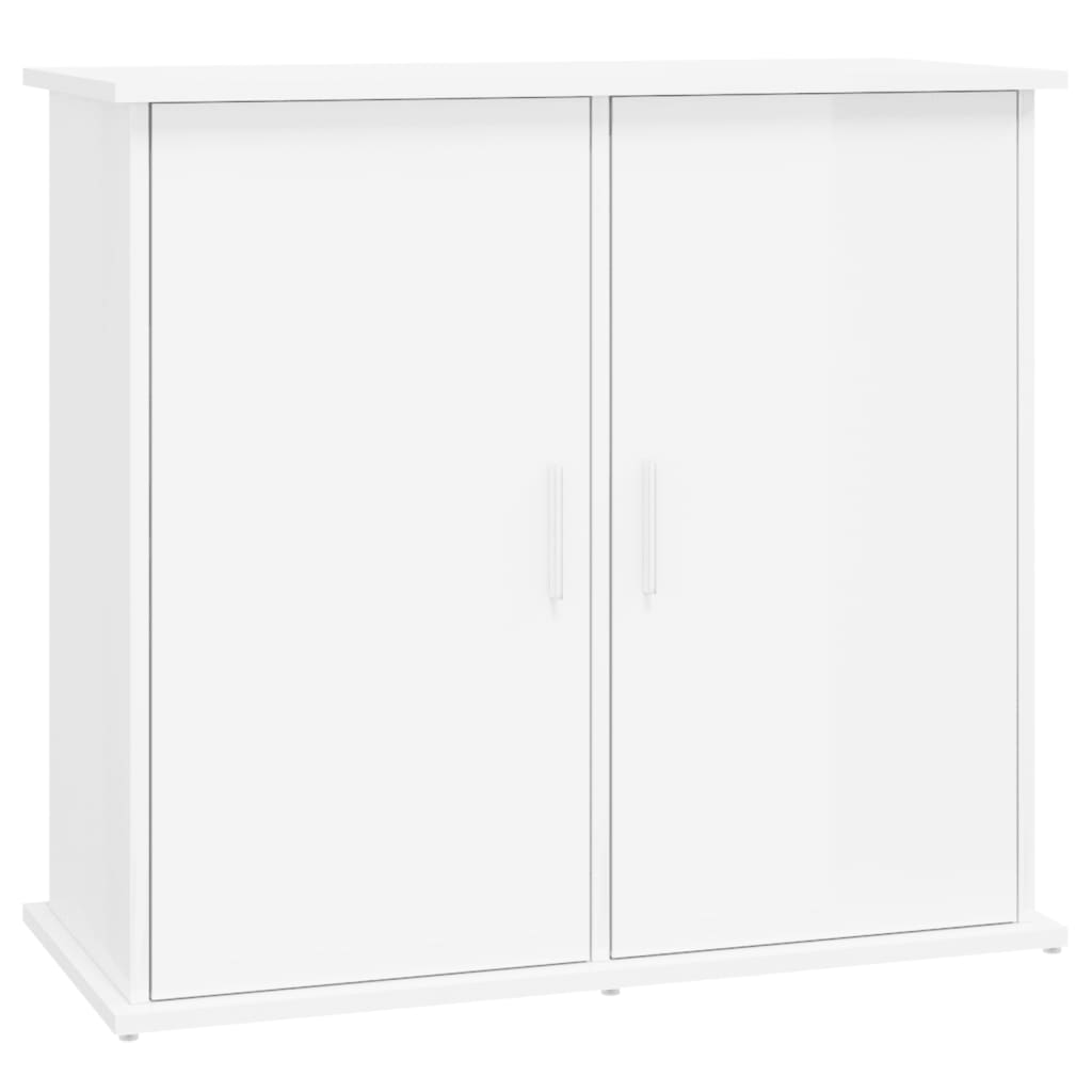 Vidaxl Aquarium Standard 81x36x73 cm White lucido in legno trasformato