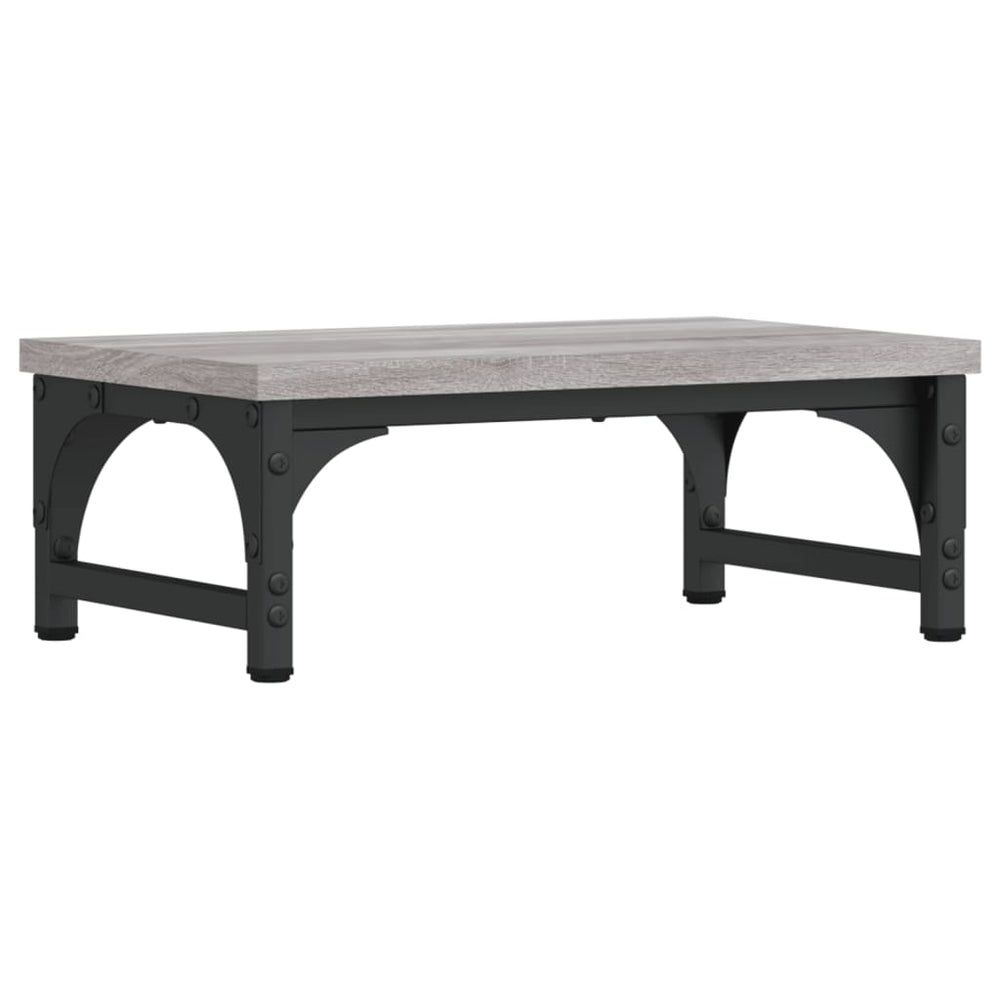 Vidaxl Monitor Standard 37x23x14 cm verarbeiteter Holzgrau Sonoma Eiche