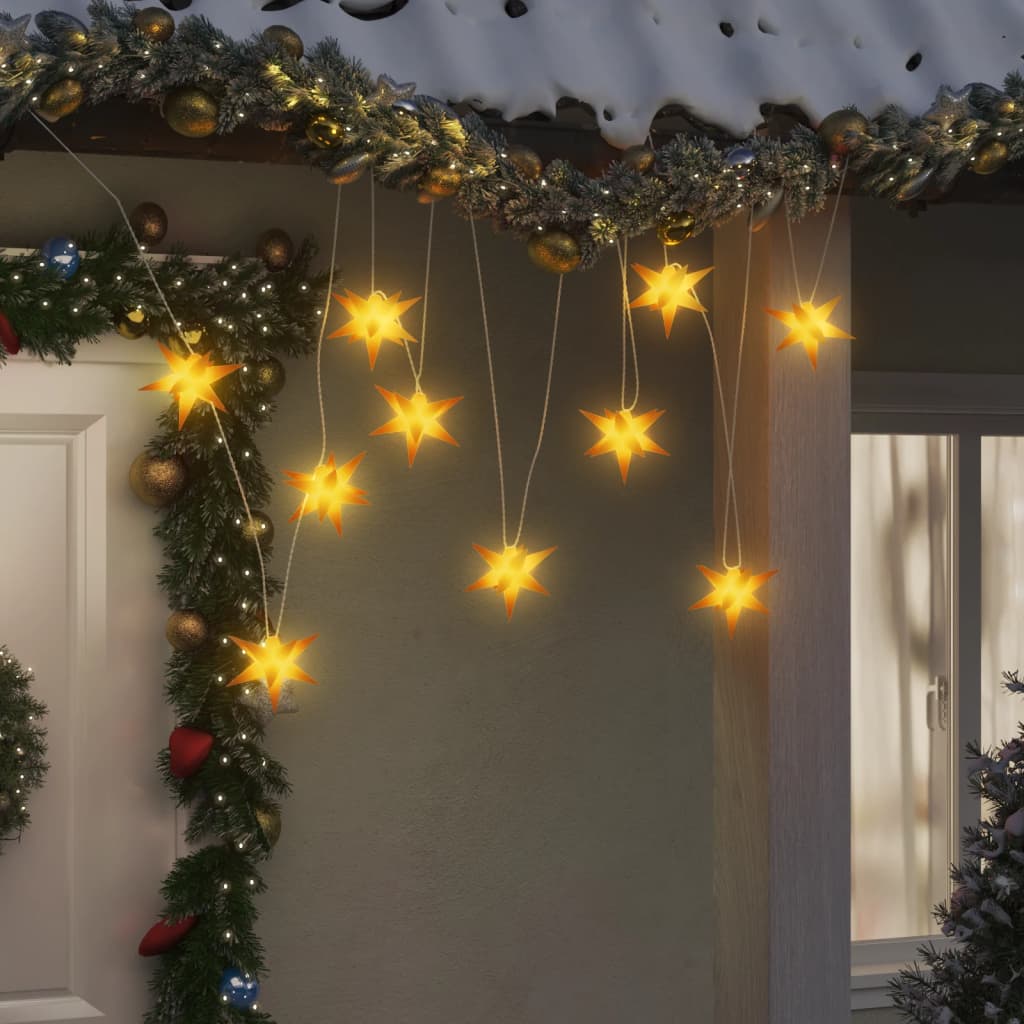 Vidaxl Christmas light 10 LEDs 10 cm yellow