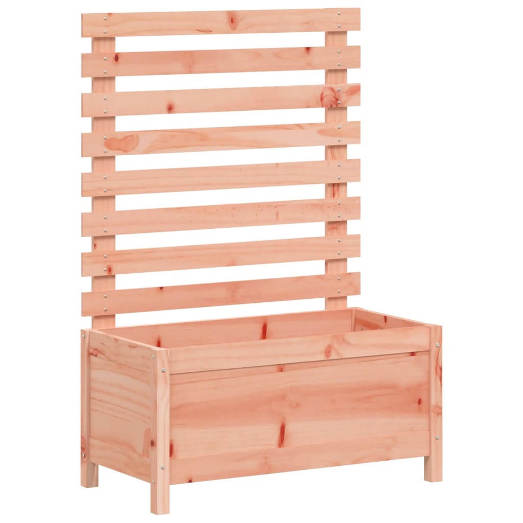 Vidaxl planter with rack 79x39.5x114 cm solid douglas fir
