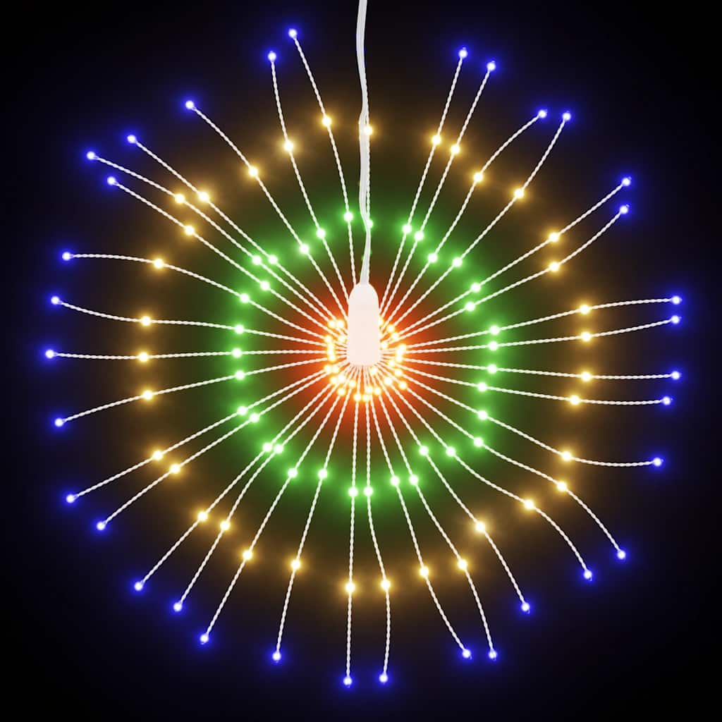 Vidaxl Christmas lights fireworks 140 multi-colored LEDs 17 cm
