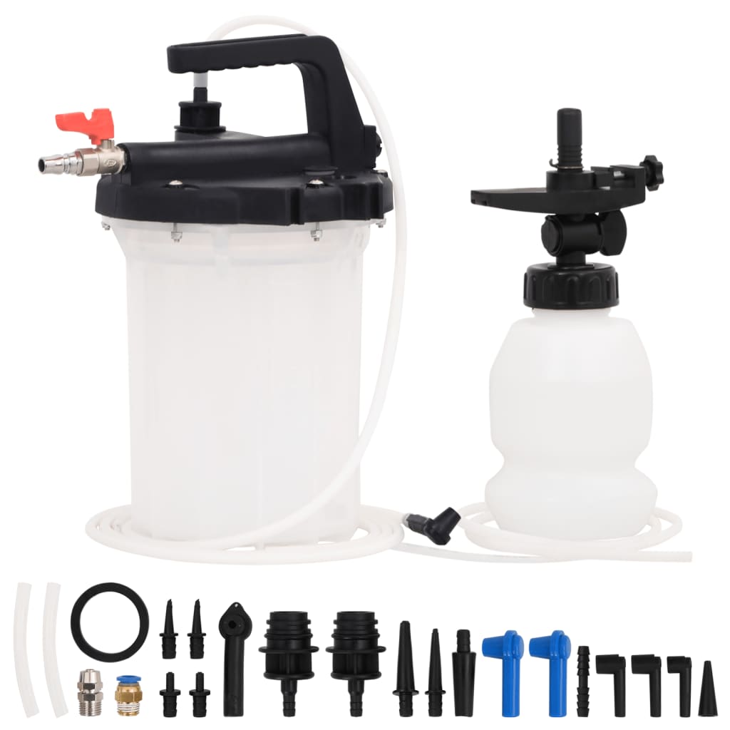 Vidaxl brake bleeder 3 l white and black