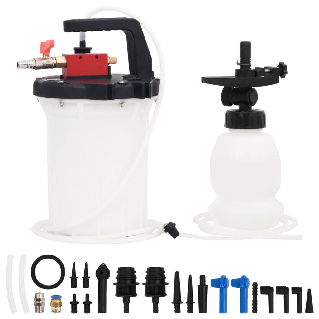 Vidaxl brake bleeder 3 l white and black