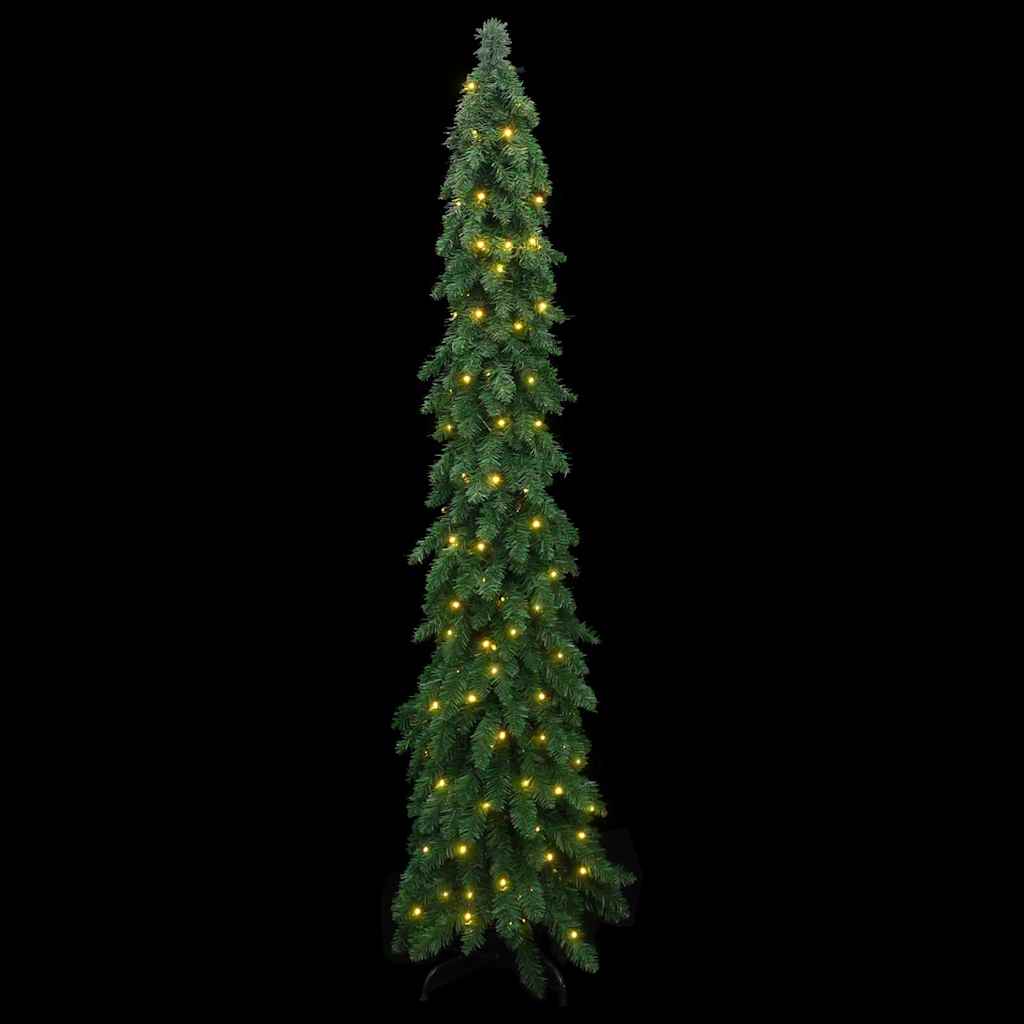 Vidaxl Artificial Christmas Tree with Lights 130 LEDs 210 cm