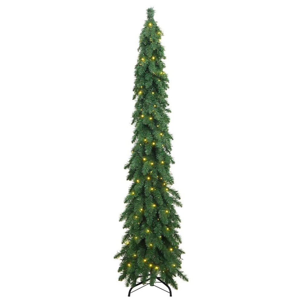 Árvore de Natal artificial Vidaxx com iluminação 130 LEDs 210 cm