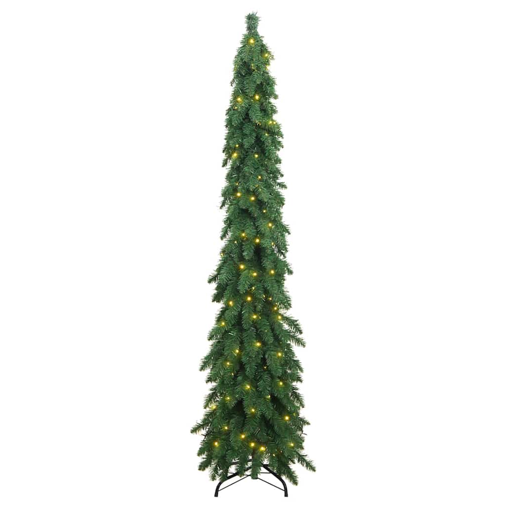 Vidaxl Artificial Christmas Tree with Lights 130 LEDs 210 cm