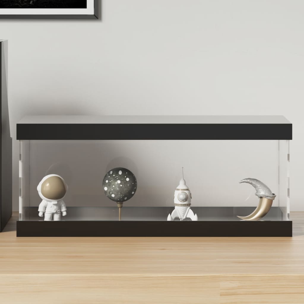 VidaXL näyttökotelo läpinäkyvä 34x16x14 cm akryyli