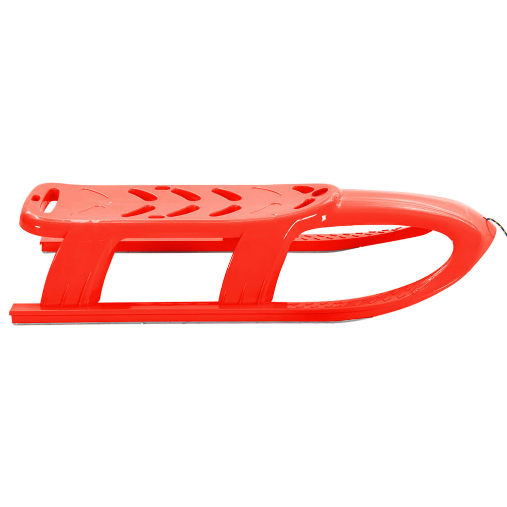 Vidaxl children's sled 102.5x40x23 cm polypropylene red