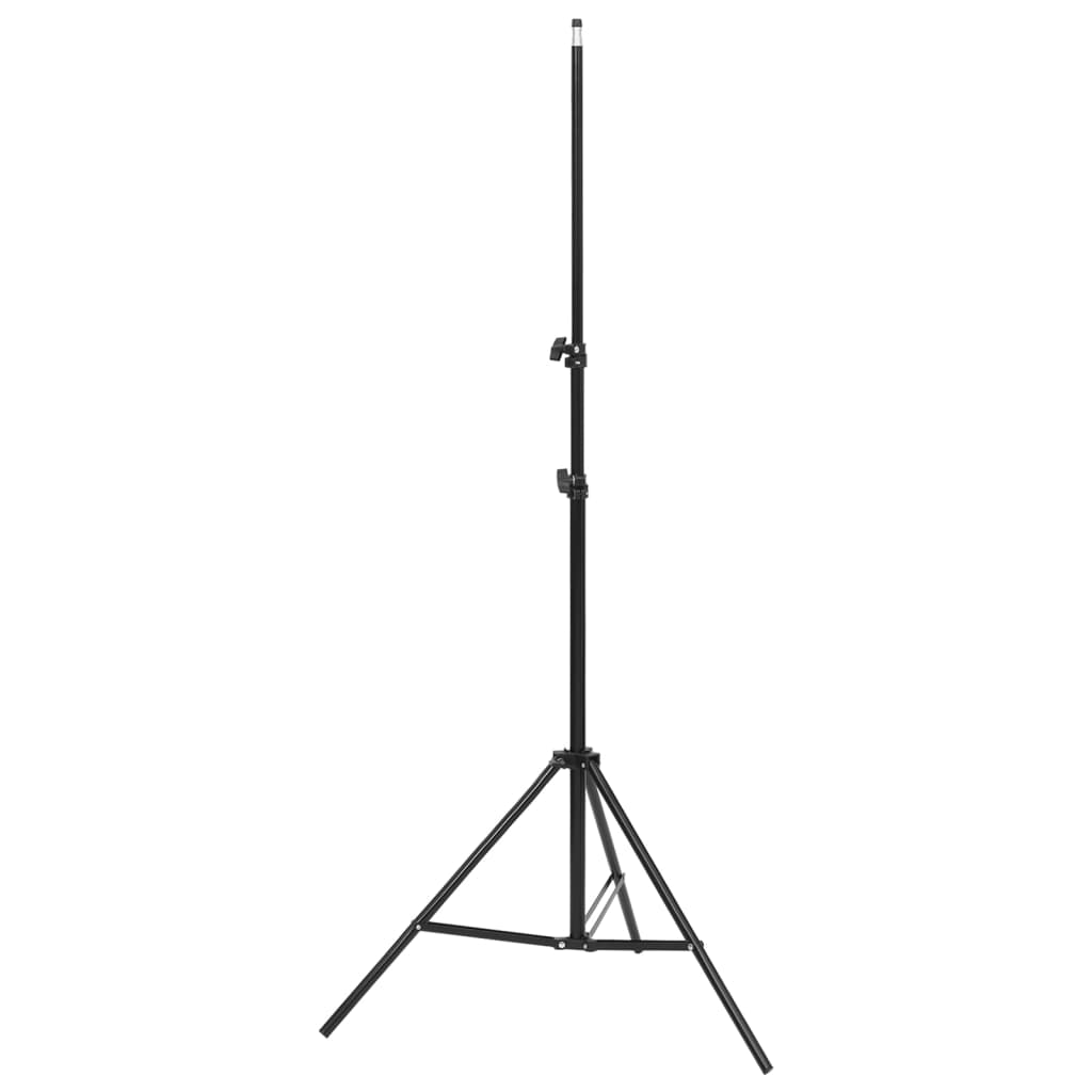 VidaXL Set da studio fotografico con set di luci, schermo di sfondo e riflettore