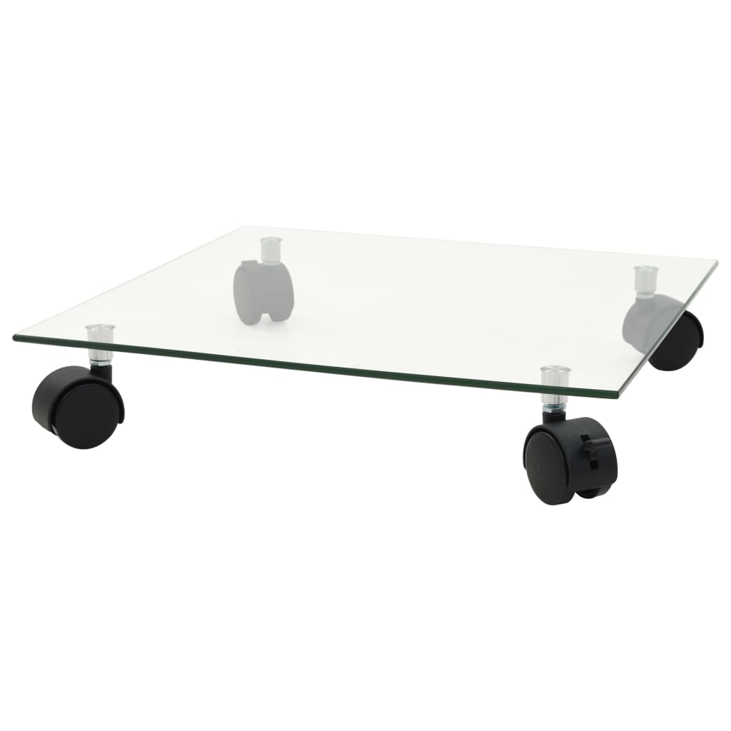 VidaXL Növényhengerek 4 db négyzet alakú 35x35 cm-es edzett üveg