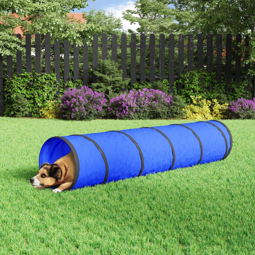 Vidaxl Dog Tunnel Ø 40 x 200 cm polyesterblå