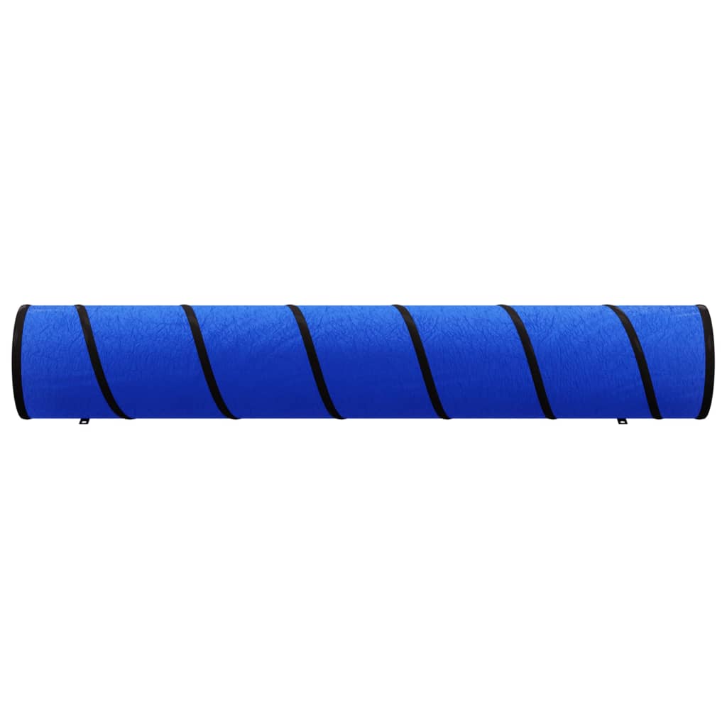 Vidaxxl tunnel pour chien ø 50x300 cm polyester bleu