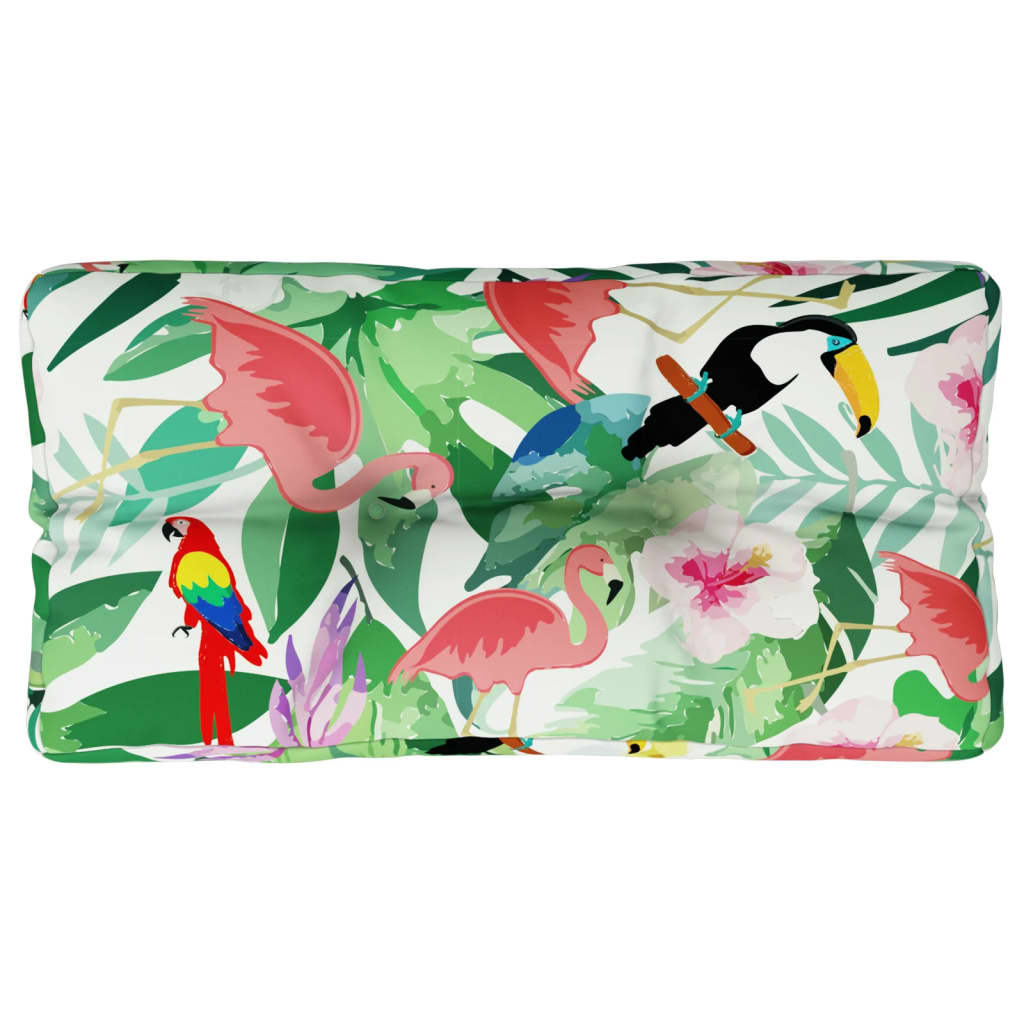 Vidaxl Pallet Cuscino 80x40x12 cm Fabric multi -colorato