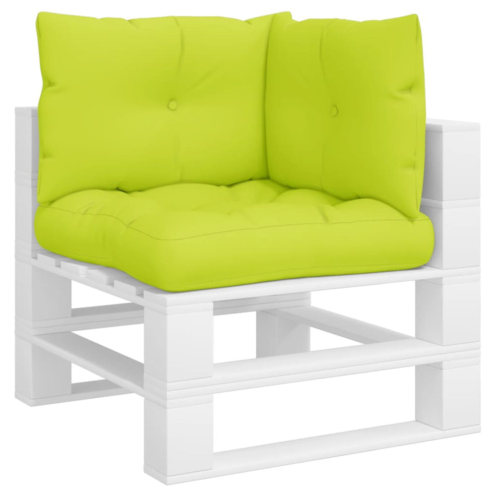 VidaXL pallet cushions 3 pcs fabric bright green